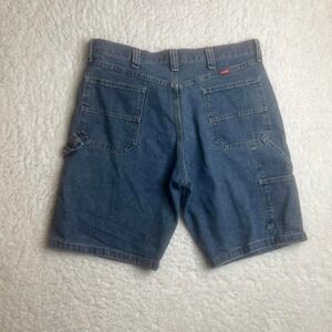 Vintage wrangler‎ men's blue jorts Carpenter baggy skater workwear